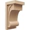 Ekena Millwork 9"W x 9"D x 18"H Wide Alma Rough Cedar Woodgrain TimberThane Corbel, Primed Tan CORUR09X09X18ALMRCPR - alternate 1